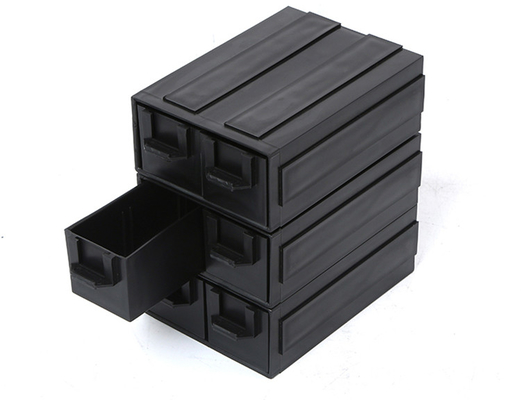 صندوق درج مكون من البلاستيك الأسود المقاوم للكهرباء الساكنة ESD IC