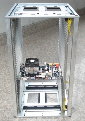 تخزين PCB البلاستيكية أو المعدنية ESD SMT قابلة للتعديل خفيفة الوزن ، متينة