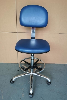 اللون الأزرق ESD كراسي آمنة / كرسي تبديد ثابت مع سلسلة التأريض