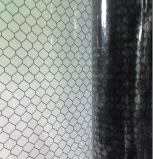 غرفة نظيفة ESD ستارة PVC شفافة / شبكة سوداء ستارة مضادة للثبات