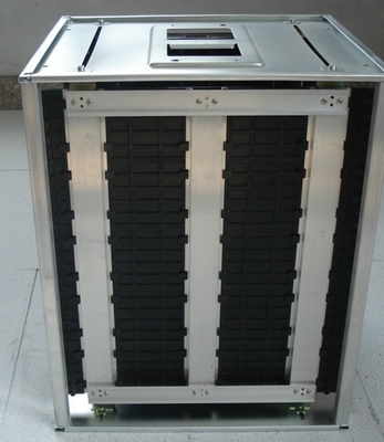 SMT Antistatic ESD Magazine Rack عربة تخزين ثنائي الفينيل متعدد الكلور 460 * 400 * 563 مم