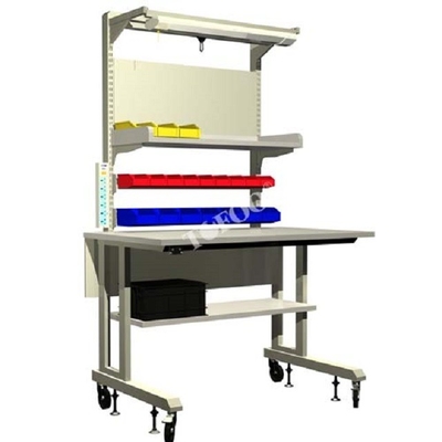 طاولة عمل ESD مخصصة مقعد عمل مختبر مكافحة الحالة الثقيلة قابل للتعديل