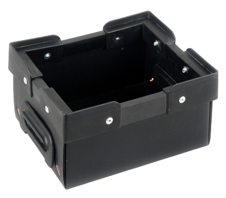 مربع بلاستيكي مجفف مقاس مخصص ESD PP قابلة للطي مربع تخزين مجفف مضاد للثبات