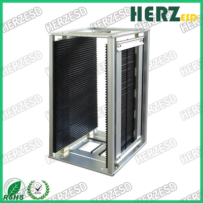 355*320*563mm نوع المقبض المعدن ESD رف مجلة PCB لSMT وتجميع PCB