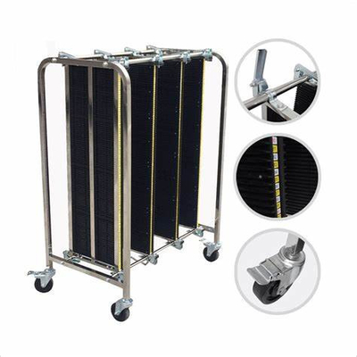 900*675*1300mm Smt Pcb Rack Trolley قابل للتعديل Esd Pcb Storage Trolley Antistatic Esd Pcb Storage Trolley وحدة التخزين المضادة للثبات
