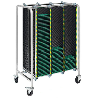 900*675*1300mm Smt Pcb Rack Trolley قابل للتعديل Esd Pcb Storage Trolley Antistatic Esd Pcb Storage Trolley وحدة التخزين المضادة للثبات