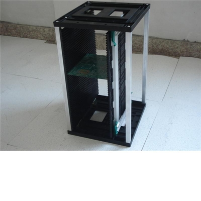 355*320*563mm نوع المقبض المعدن ESD رف مجلة PCB لSMT وتجميع PCB