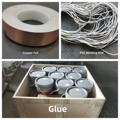 بلاط الأرضيات PVC الموصل الفينيل مضاد للستاتيكي متعدد الألوان بلاط الأرضيات PVC ESD للغرفة النظيفة