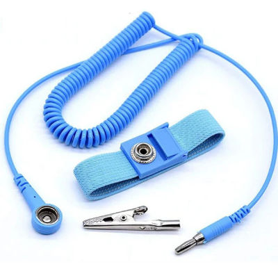 سوار معصم ESD قابل للتعديل مضاد للكهرباء الساكنة للحماية الشخصية من التفريغ الكهروستاتيكي