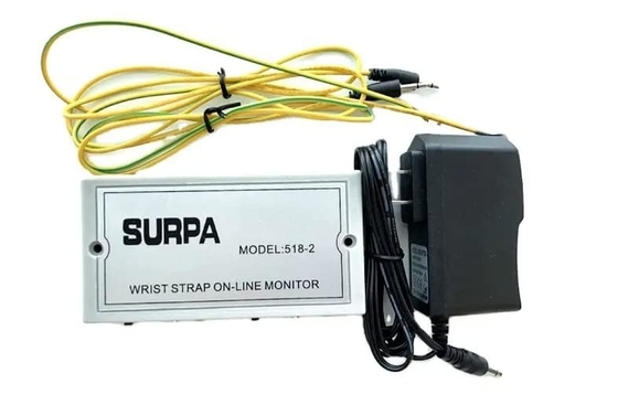 ESD SURPA 518-2 ESD اختبار حزام المعصم / حزام معصم مضاد للستاتيك على شبكة الإنترنت
