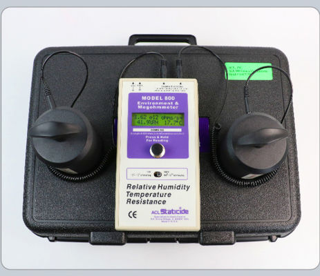 مقياس المقاومة السطحية ACL 800 Megohmmeter الرقمي لاختبار ESD ومقاومة البيئة