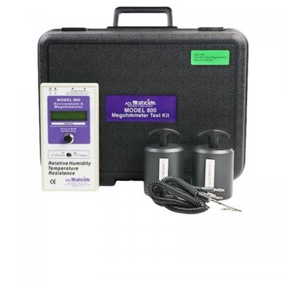 مقياس المقاومة السطحية ACL 800 Megohmmeter الرقمي لاختبار ESD ومقاومة البيئة