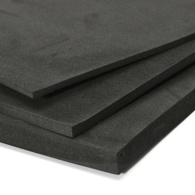 Customized Black ESD Foam Sheets with 10^3-10^6Ω/10^6-10^9Ωcm Volume Resistivity and 80-100 kg/m³ Density for Permanent Anti-Static Electronics Packing