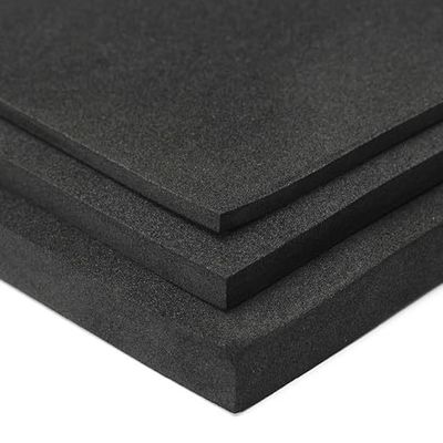 Customized Black ESD Foam Sheets with 10^3-10^6Ω/10^6-10^9Ωcm Volume Resistivity and 80-100 kg/m³ Density for Permanent Anti-Static Electronics Packing