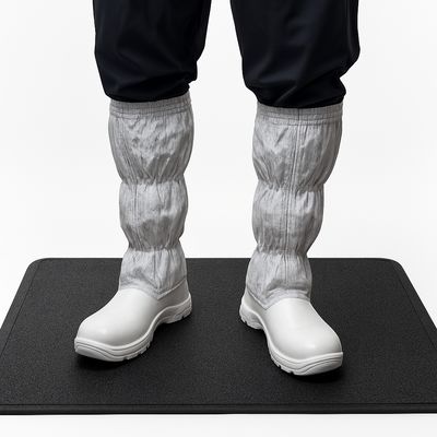 Anti Static ESD Rubber Mat with Dual PVC Layers and Bark Pattern Surface Providing Ergonomic Comfort and Slip Resistance