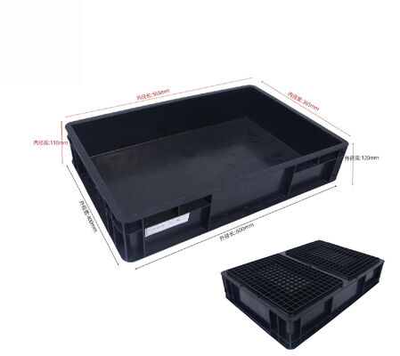 600*400*280mm Injection ESD Bin Box Antistatic Plastic Bins Turnover Box