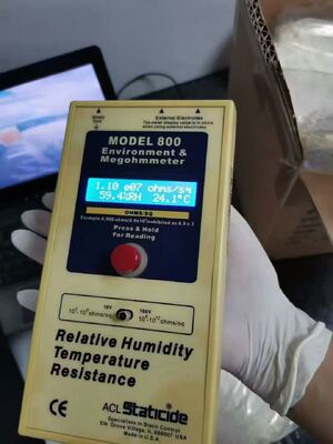 قفازات الأمان الزرقاء السوداء من النتريل قفازات الاختبار المضادة للولايات المتحدة للجملة