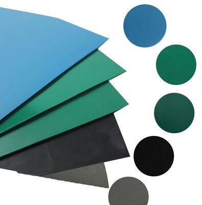 حصيرة مطاط ESD بسمك 1.8 مم - 3 مم ومقاومة سطحية 10e6-10e9 أوم