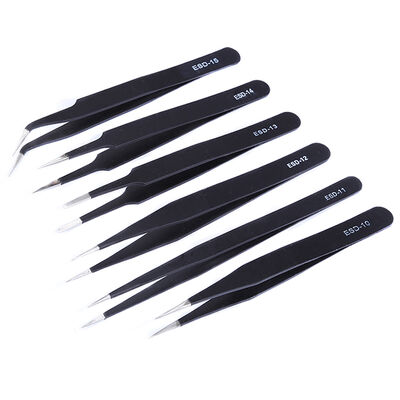 الفولاذ المقاوم للصدأ ESD مصاصة آمنة 110mm لإصلاح الإلكترونيات والهواتف