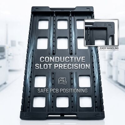 رف دائري لـ ESD لـ PCB من الألومنيوم لتخزين لوحات الدوائر المطبوعة SMT