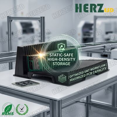 رف دائري لـ ESD لـ PCB من الألومنيوم لتخزين لوحات الدوائر المطبوعة SMT
