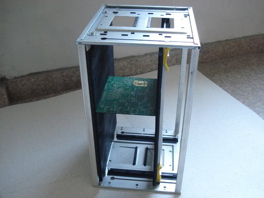 ESD SMT PCB تداول قاعدة معدنية حقن مصبوب PP ESD تخزين رفوف