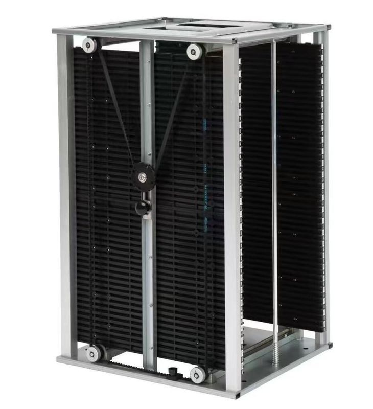 رف مجلة لوحات الدوائر المطبوعة (PCB) المقاومة للتفريغ الكهربائي (ESD) آمن لتخزين ومناولة لوحات الدوائر المطبوعة (PCB) الخاصة بتقنية التركيب السطحي (SMT)